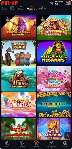 Pin Up casino app download for